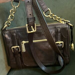 Michael Kors Collection Espresso Leather Crossbody